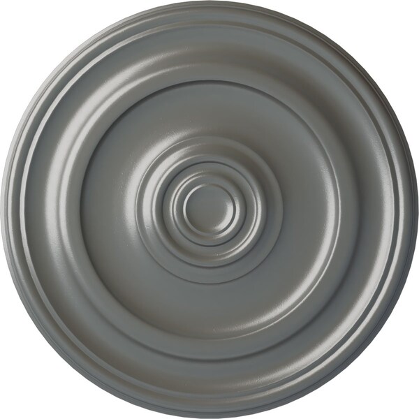 Ekena Millwork Kepler Traditional Ceiling Medallion (For Canopies up to 5 1/4"), 23 5/8"OD x 1 3/4"P, Silver CM24KPSLS - main